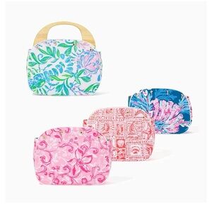 Lilly Pulitzer Bermuda Bag with 3 additional bag covers. New in bag.